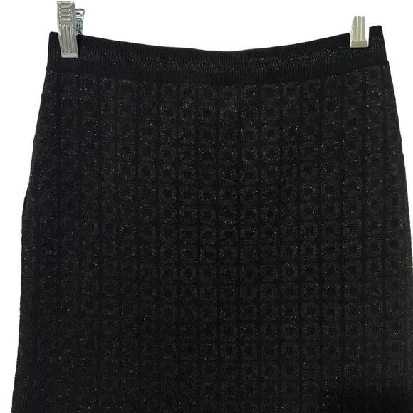 MOSCHINO Mini Skirt from Boutique Collection NWT!! Knit Viscose Blend Size 6 Bla - Picture 3 of 9